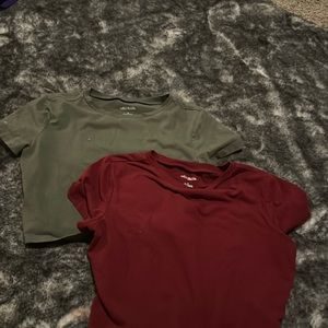 wild fable 2 set tshirt croptops